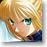 [Fate/stay Night -UNLIMITED BLADE WORKS-] Large Format Mouse Pad [Saber] (Anime Toy)