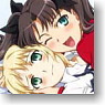 [Fate/stay Night -UNLIMITED BLADE WORKS-] Large Format Mouse Pad [Rin & Saber] (Anime Toy)