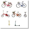 [Miniatuart] Diorama Option Kit : Bicycle B (Unassembled Kit) (Model Train)