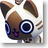 AIrou Furifuri Mascot Key Chain (Airou/Poogie - Joy) (Anime Toy)