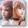 Final Fantasy XIII-2 Clear File Lightning & Serah Farron (Anime Toy)
