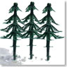 樹脂製完成樹木 針葉樹 5cm (3本入) (鉄道模型)