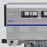 Amtrak Superliner Passenger Car Phase IVb, 4 Car Set B (Silver/Red,Blue,White Stripe) (Add-On B 4-Car Set) (Model Train)