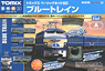 Basic Set SD Blue Train (Fine Track, Track Layout Pattern A) (Model Train)