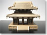 Horyu-ji Temple Inner Gate (Without Corridor) (Plastic model)