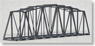 (HO) B30 Curved Chord Truss Bridge (Model Train)