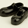 11cm Strap Shoes w/Magnet (Black) (Fashion Doll)