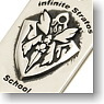 IS (Infinite Stratos) IS School Design Silver Pendant (Anime Toy)