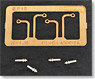高圧引込回路 (EF16用) (2両分入) (鉄道模型)