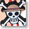 One Piece x Hello Kitty Stereo Earphone (Round) ONK-01A One Piece Scull (Anime Toy)
