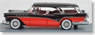 ビュイック センチュリー キャバレロ エステート ワゴン 1957 (ブラック/レッド) (ミニカー)