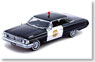 1964年 フォード ギャラクシー 500 MINNEAPOLIS パトカー（ブラック/ホワイト） (ミニカー)