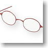 Etching Spectacles B set (Red) (Fashion Doll)