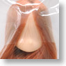 Hair Implant Head 11-01 (Natural/Red Brown) (Fashion Doll)