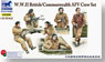 WWII British/Commonwealth AFV Crew Set (6 Figures) (Plastic model)