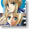 [Fate/stay Night -UNLIMITED BLADE WORKS-] Pin Badge 2 peces [Saber] (Anime Toy)