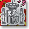 Flags of the World Plate Key Ring C (Spain) (Anime Toy)