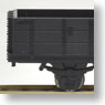 HO Narrow (HOn, 9mm) Light Railways Open Wagon Type-A Black Color (Model Train)