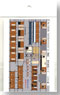 Stateroom Wall Sheet for Twilight Express Add-On Set (For KATO #10-870) (Model Train)
