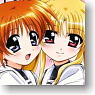 [Magical Girl Lyrical Nanoha The Movie 1st] Large Format Mouse Pad [Linked bonds] (Anime Toy)