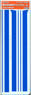 Line Decal (26) Chichibu Series 6000 Stripe Decal (Model Train)