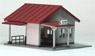 *HO Scale Size Rural Station House `Western style` (Unassembled Kit) (Model Train)