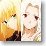 「Fate/Zero」 A3クリアデスクマット 「セイバー＆アイリ」 (キャラクターグッズ)