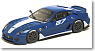フェラーリ 599XX 599XXプログラム ポールリカール 2010 No.27 (メタリックブルー) (ミニカー)