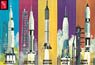 American History of Space Development Rocket Set (Plastic model)