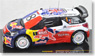 シトロエン DS3 2011年 ウェールズ GBラリー No.1 (フランス国旗付き) (S.Loeb-S.Elena) (ミニカー)