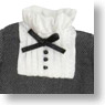 LSS Pin Tuck Classical Dress (Gray) (Fashion Doll)