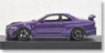Nismo R34 GT-R Z-tune Midnight Purple III MIRAGE (ミニカー)