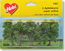 heki 5 Apfelbaume super artline 7cm : Apple tree 7cm (5 pieces) (Model Train)