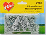 Heki 8 Schneetannen Meisterprogramm 5-7cm : Acicular tree loaded with snow [5-7cm] (8 pieces) (Model Train)