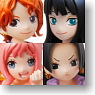 Half Age Characters One Piece Heroine 8 pieces (PVC Figure)