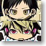 [Durarara!!] Pin Badge 2 peces [Chibi Izaya Prince of Baima Ver. & Chibi Shizuo Psychedelic Ver.] (Anime Toy)
