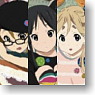 K-on the Movie 108 Micro peace Ritsu, Mio, Mugi London Style (Anime Toy)