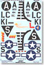 Decal for P-51D US Army Squadron the 20th FG (Plastic model)