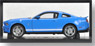 フォード シェルビー GT500 2010 (ブルー/ホワイトストライプ) (ミニカー)