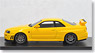 Nissan Skyline GT-R V-spec (R34) (Lightning Yellow) (ミニカー)