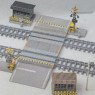 Rail Crossing Set (Unassembled Kit) (Model Train)