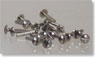 1.0mm slotted type rivets (20pcs) (Model Car)