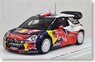 シトロエンDS3 WRC 2012年 ラリーモンテカルロ 優勝 #1 ドライバー:S.Loeb/D.Elena (ミニカー)