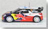シトロエンDS3 WRC 2012年 ラリーモンテカルロ 4位 #2 ドライバー:M.Hirvonen/J.Lehtinen (ミニカー)