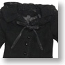 PNM Frill Color Blouse (Black) (Fashion Doll)