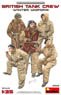 British Tank Crew Figure Set (Winter Uniform) (5pcs.) (Plastic model)