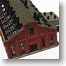 [ 00304 ] Paper Structure Maruyama substation (2pcs.) (Pre-colored Completed) (Model Train)
