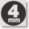 リボルテックサプライパーツ リボルバージョイント 4mm/ブラック 10個入 (完成品)