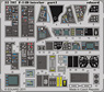 F-14D interior S. A. Color Etching Parts (w/Adhesive) (Plastic model)