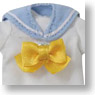 Short-sleeved Sailor Suit (White/Light Blue) (Fashion Doll)